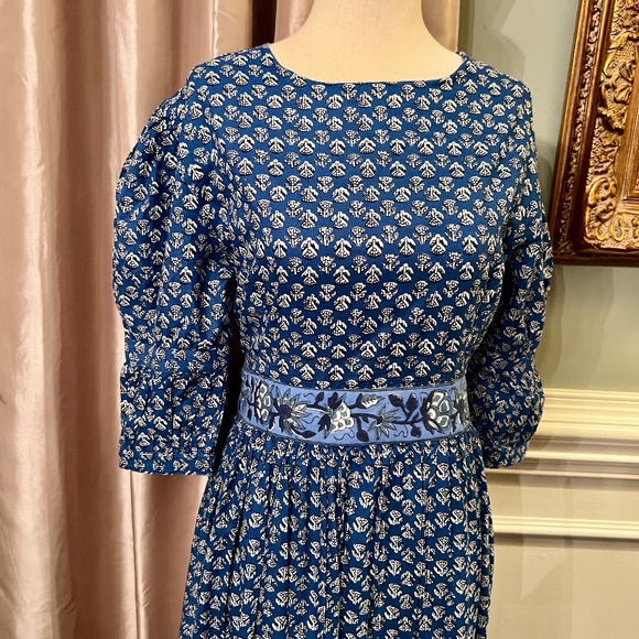 NWOT Madison Mathews Perrin Open Back Maxi Dress Size MEDIUM - Picture 3 of 5